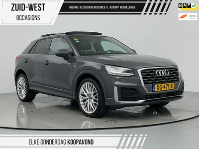 Audi Q2 1.4 TFSI CoD Launch Edition S-line Automaat Leder Panorama dak Stoelverwarming Led PDC