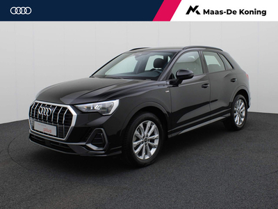 Audi Q3 35 TFSI/150PK S Line · Drive select · Parkeersensoren + camera · Leder/Alcantara