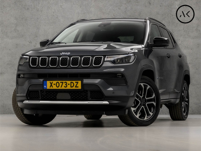 Jeep Compass 4xe 190 Plug-in Hybrid Electric Night Eagle 191Pk Automaat (APPLE CARPLAY, GROOT NAVI, CAMERA, ADAPTIVE CRUISE, SPORTSTOELEN, LEDER, DIGITAL COCKPIT, GETINT GLAS, LED KOPLAMPEN, NIEUWSTAAT)