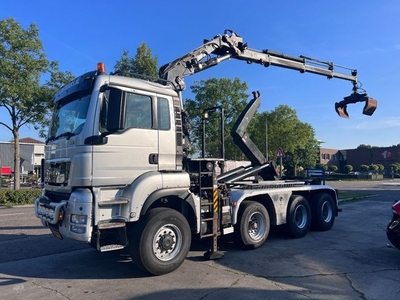 MAN TGS 38.400 8X6 EURO 5 + ATLAS 190-A3 + REMOTE + HOOKLIFT