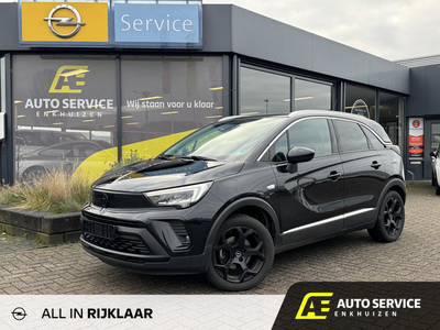 Opel Crossland 1.2 Turbo Ultimate RIJKLAAR Incl. Service en garantie | AUTOMAAT & BLACK EDITION! | Head up | Clima | Carplay | Voorruit - stoel - stuur - verwarming | Grip Control | Camera