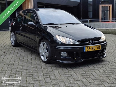 Peugeot 206 2.0-16V RC RVS 130KW NIEUWE APK