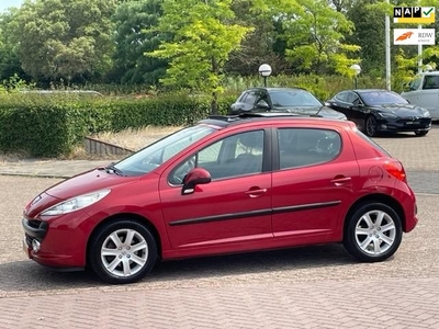 Peugeot 207 1.6 VTi XS,bj.2008,rood,5 deurs,airco,NAP met