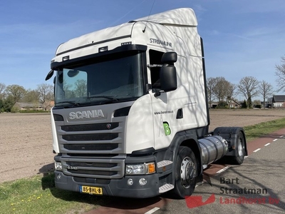 Scania G340 LNG 4x2 Euro 6 Handgeschakeld lage KM stand