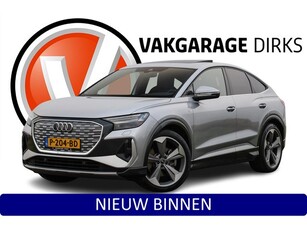 Audi Q4 Sportback e-tron 50 Quattro 300 PK S-Line 77 kWh ?