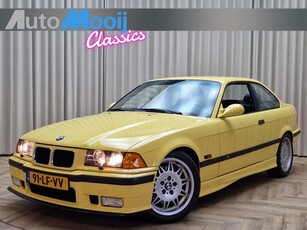 BMW 3-SERIE coupe E36 M3 3.0 / 286 PK / Manual / Dakar Gelb