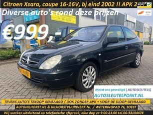 Citroen Xsara Coupé 1.6i-16V ''Bonheur'' , leuke auto