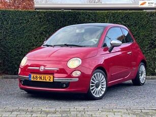 Fiat 500 0.9 TwinAir Lounge Glazen dak NIEUWE APK!