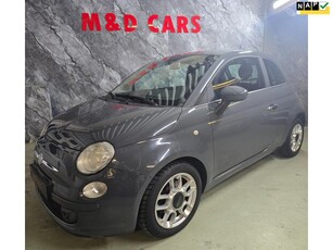 Fiat 500 0.9 TwinAir Lounge NARDO GREY LEER NAVI AIRCO