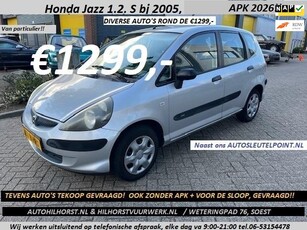 Honda Jazz 1.2 S, van particulier! diverse hoge instap! wij