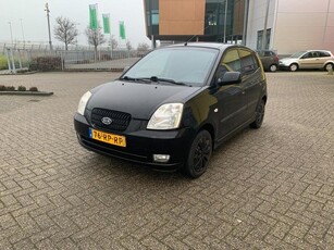 Kia Picanto 1.0 LXE X-tra Zwart 2005 Stuurbekr 5-drs NAP!