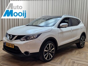 Nissan QASHQAI 1.6 *Panoramadak* 360 Camera / 1/2 Leder / Xenon / Keyless / Navigatie / Cruise / ECC