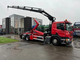 Scania P320 6X2 HIAB 20T + HIAB 144 E4 (bj 2014, automaat)