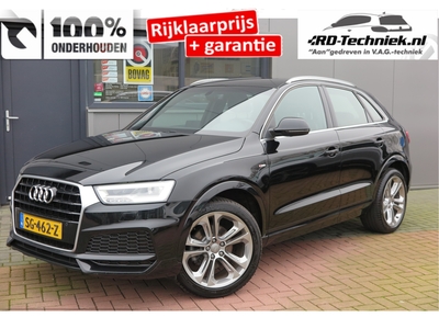 AUDI Q3 1.4 TFSI 150pk S-Tronic CoD 2x S-Line PDC, Navigatie, Zwarte hemelbekleding, Lichtmetalen velgen , Trekhaak afneembaar etc. Nieuwe apk bij aflevering.