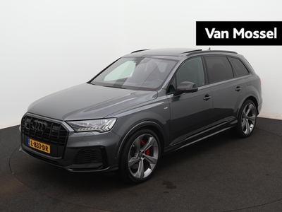 AUDI Q7 60 TFSI e quattro Competition 457 PK | Automaat | S-line exterieur | S-line interieur | Head up display | Panoramadak | Leder | LED Matrix | Bang & Olufsen 3D | Luchtvering | Zwenkbare trekhaak | Memory seats | Stoelverwarming | 360 camera | Pakeersen...