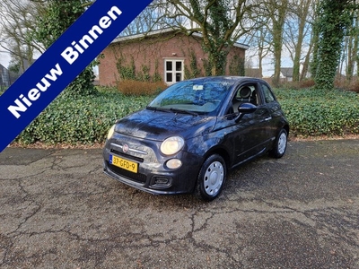 Fiat 500 1.2 Pop, Zwart, Airco, Nw apk (bj 2008)