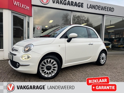 FIAT 500 C 1.2 cabrio, LMV, Airco, parkeersensoren, Rijklaar!