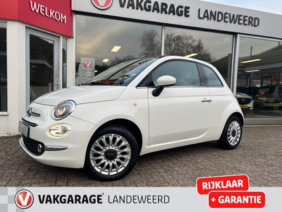 Fiat 500 C 1.2 cabrio, LMV, Airco, parkeersensoren, Rijklaar!