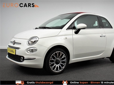 Fiat 500 C 1.2 Star | Leder | Navigatie | Climate Control | Parkeer sensoren | Digitale Cockpit | Cruise control | LMV 16