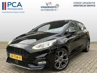 FORD FIESTA 125 Pk Ecoboost * ST-line * 5-deurs * Navigatie * Climate Control * L.M. Velgen * Stoelverwarming * Vierseizoenenbanden * Zwart * DAB+ Radio *