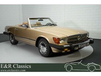 MB 560 SL Cabriolet Historie bekend Nieuw lakwerk 1988