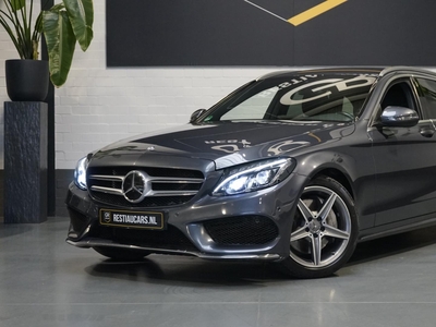 MERCEDES C-KLASSE Estate C250 AMG AUTOMAAT-CAMERA-CLIMA-CRUISE-LEDER-MULTIBEAM-NAVIGATIE-TREKHAAK