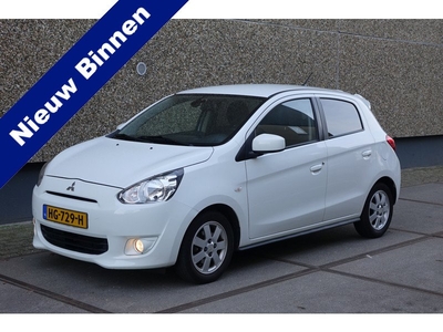 Mitsubishi Space Star 1.0 Bright AIRCO, WIT, 5 deurs, leuke zeer nette zuinige auto Keurige goed rijdende auto.