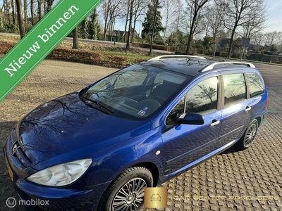 Peugeot 307 SW 1.6 16V, NAP, APK. Blauw