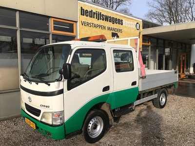 Toyota Dyna 90 3.0 TD Euro 3 DC 6-Pers Pick-Up Open Laadbak