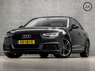 AUDI A4 Limousine 1.4 TFSI Sport S-Line Black Edition 150Pk Automaat (2X S-LINE, NAVIGATIE, STOELVERWARMING, LEDEREN SPORTSTOELEN, GETINT GLAS, DYNAMISCHE KNIPPERLICHTEN, ZWART HEMEL, NIEUWSTAAT)