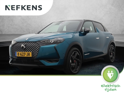 DS DS3 Crossback EV 50 kWh E-Tense Performance Line+ 136pk Automaat | Navigatie | Camera | Head Up Display | Dodehoek Detectie | Adaptieve Cruise Control