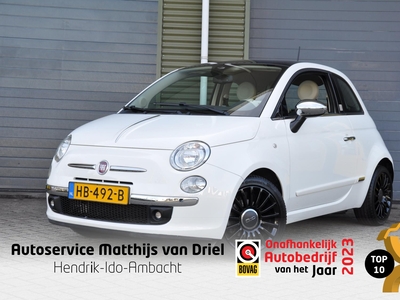 FIAT 500 0.9 TwinAir Turbo Rivièra Maison met Climate-Control, Panoramadak, Lederen Bekleding, 16