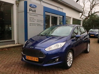 FORD FIESTA 125pk EcoBoost Titanium-X Half Leer Navi Climat Winter pack Keyless 5drs