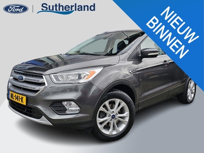 FORD KUGA 1.5 EcoBoost Titanium 150 pk | Trekhaak wegklapbaar | 2.000 kg trekgewicht | Camera | Keyless entry | Half leder | Navigatie | Dealeronderhouden!