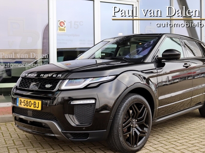 LAND ROVER RANGE ROVER EVOQUE 2.0 SI4 4WD HSE AUTOMAAT Panodak | Leer | Led | Head Up | Adapt.Cruise | Memory | Massage | Sfeerverl. | Meridian | PDC v+a | 20 Inch Lm | Vol |