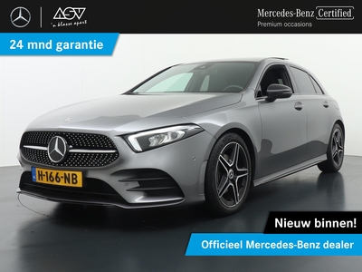 MERCEDES A-KLASSE 180 AMG Business Solution | Panorama - Schuifdak | Trekhaak Wegklapbaar | Achteruitrij Camera | Night pakket | Parkeersensoren rondom