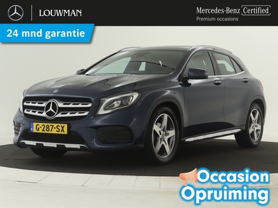 MERCEDES GLA-KLASSE 180 Business Solution AMG | Trekhaak | Keyless Go | Stoelverwarming | Parkeerpakket met Camera | Cruise Controle | Inclusief 24 maanden Mercedes-Benz Certified garantie voor Europa.