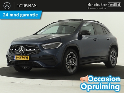 MERCEDES GLA-KLASSE 250 e AMG Nightpakket | Trekhaak | Panoramadak | Memory | 360 gr Camera | Dode Hoek Ass. | Keyless Go | Inclusief 24 maanden Mercedes-Benz Certified garantie voor Europa.