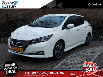 NISSAN LEAF N-Connecta 40 kWh 2000,- SUBSIDIE | 360 CAMERA | PARKEERSENSOREN VOOR/ACHTER | DODE HOEK DETECTIE | ADAPTIVE CRUISE CONTROL | APPLE CARPLAY/ANDROID AUTO | AIRCO | KEYLESS ENTRY |