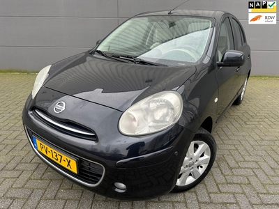 NISSAN MICRA 1.2 Tekna*APK*NAP*AIRCO*ELKT-RAAM*NAVI*STOELVERWARMING*PARKSENSOREN