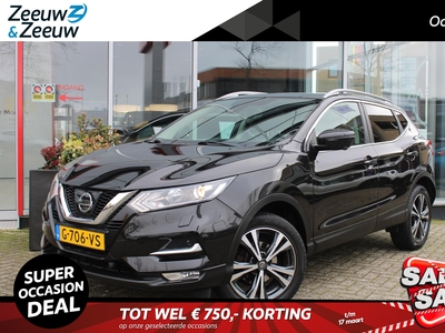 NISSAN QASHQAI 1.2 N-Connecta 115PK | Panorama dak | 360 Camera | Parkeersensoren Voor/Achter | Stoelverwarming voor | Navigatie | Automatische regen/licht sensor | Cruise control |