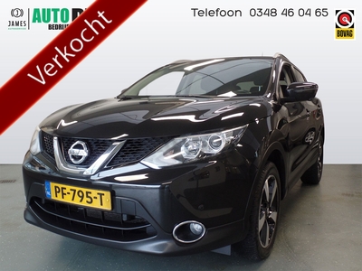 NISSAN QASHQAI 1.2 N-Connecta Navigatie, Panodak, Achteruitrijcamera, Lm velgen 18 ,Pdc, Cruise controle, Ex eerste eigenaar!! Bovag afleverpakket 695,-