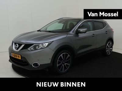 NISSAN QASHQAI 1.2 Tekna | Panormadak | Trekhaak | Lederen bekleding | Navigatie | Camera's rondom