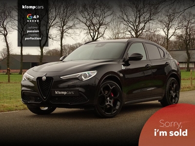 Alfa Romeo Stelvio 2.0 T AWD 280PK Veloce Ti | Carplay | Sportuitl. | QV-interieur | Uniek!