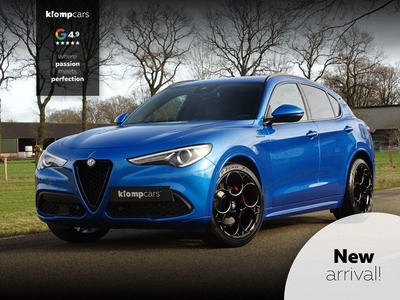 Alfa Romeo Stelvio 2.0 T AWD 310 PK Veloce | Carplay | 21 inch | Eibach | All Black | Ad.Cruise