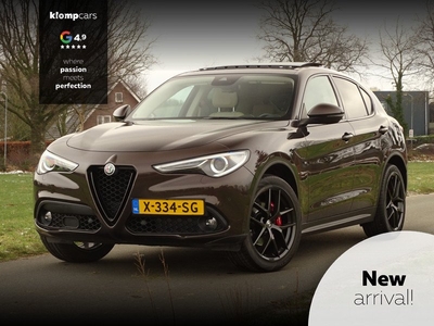 Alfa Romeo Stelvio 2.2 Exclusiva | Carplay | Schuifdak | BTW | Trkhk afn. | 20 inch | VOL en uniek mooi!