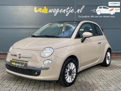 Fiat 500 C 1.2 Lounge Cabrio *cappuccino * VERKOCHT *