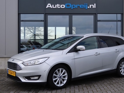 Ford Focus Wagon 1.0 EcoBoost 125pk Titanium NAVI, Winterpakket, PDC v a