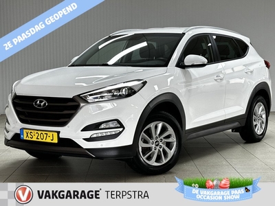 Hyundai Tucson 1.6 GDi Comfort /CAMERA! /Navi /Climat /Cruise /Elek. pakket /Bluetooth /Regensensor /Armsteun /Isofix /LMV /PDC V+A /LED Dagrijverl. /Extra getint glas.