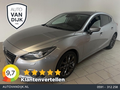 Mazda 3 2.0 GT-M Line Nakama AIRCO NAVI CRUISE ELEK RAMEN CENT VERG VELGEN PIRVACYGLAS NIEUWSTAAT